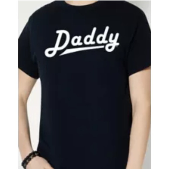 Polly's Crackers T shirt Man's Large Black White‎ Graphic Daddy Crew Neck - Picture 7 of 7